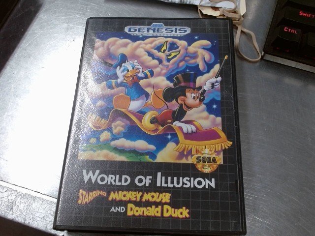 World of illision micket mouse donald