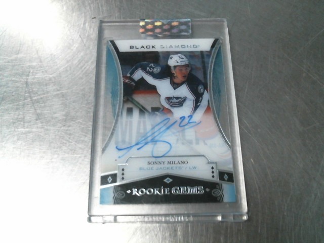 Clear rookie tribute sonny milano rc