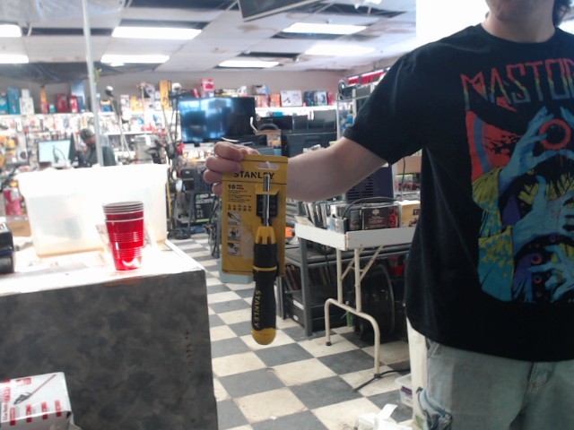 Multibit ratcheting screwdriver