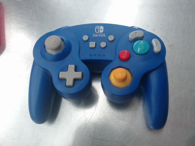 Mannette gamecube sans fil mauve