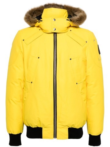 Yellow moose knuckle parka