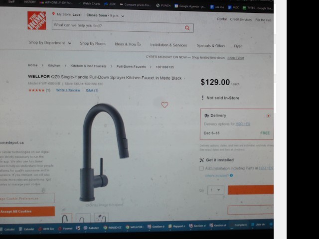 Faucet noir