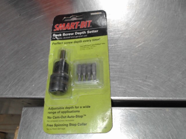 Deck screw depth setter