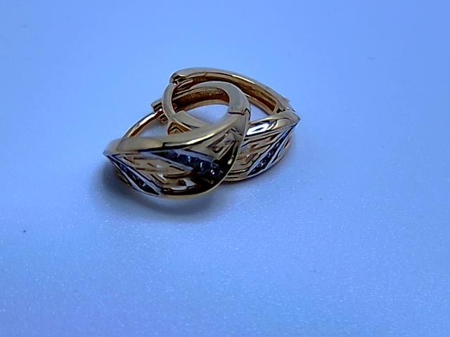 BOUCLES D OREILLES EN OR 10KT