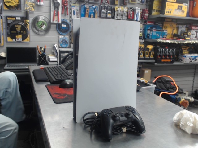 Ps5 blanche digitale avec manette, cable