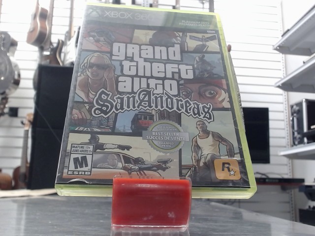 Grand theft auto san adreas xbox 360
