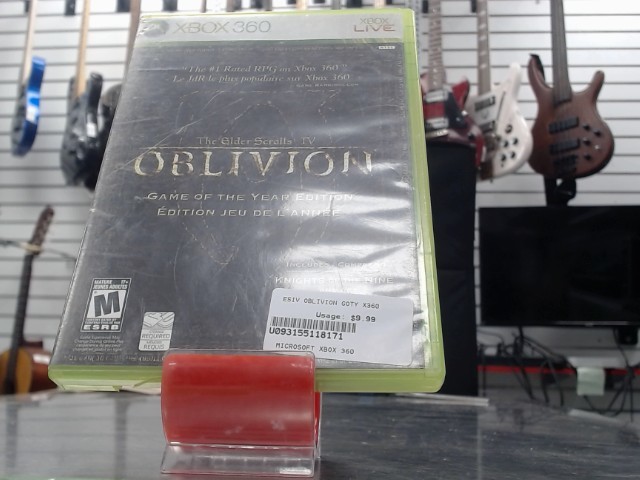 Oblivion xbox 360