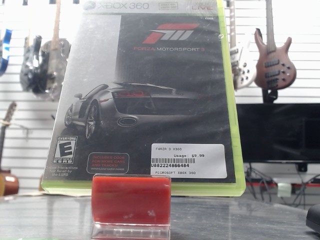 Forza motorsport 3 xbox 360