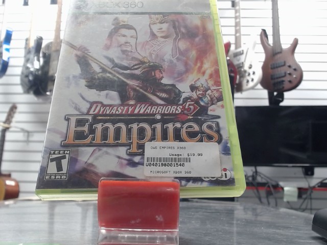 Dynasty warriors 5 empires xbox 360