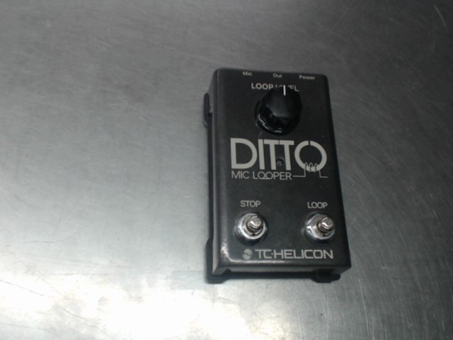 Pedale pour guitare tc.helicon ditto mic