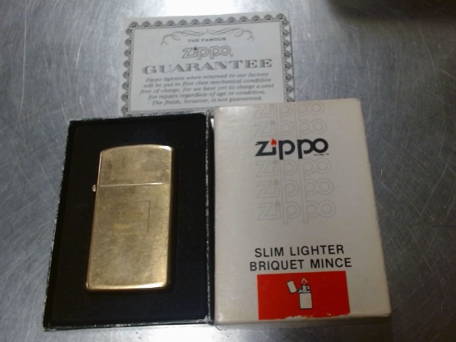 Solid brass vintage french coke zippo