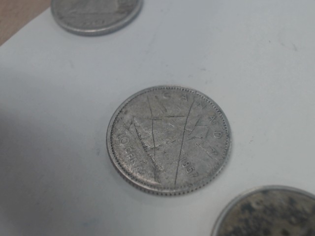10c silver .800 1957