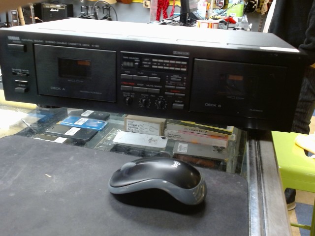 Tape deck vintage noire