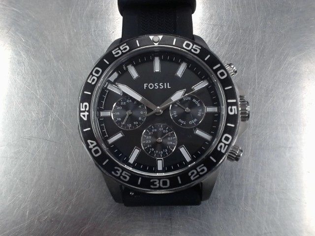 Montre stainless cadran noir