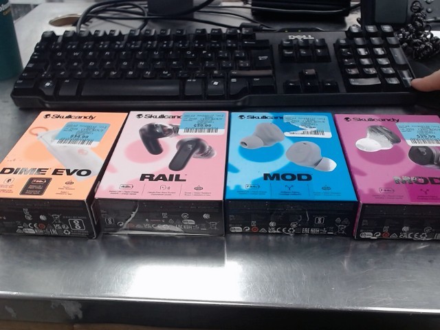 Ecouteurs bluetooth blanc