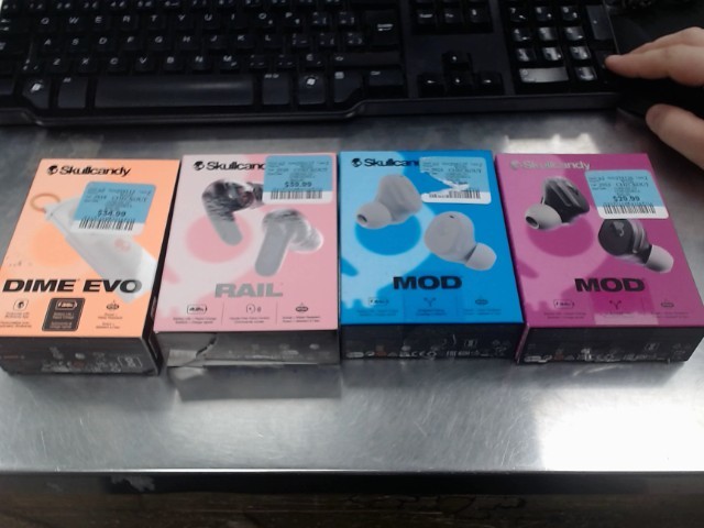 Ecouteurs bluetooth noir