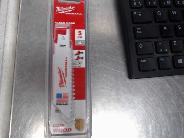 Kit de 5 lames sawzall 4 pouces