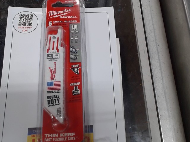 Kit de 5 lames sawzall