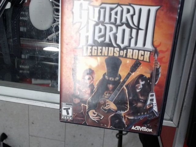 Guitar hero 3 sur ps2