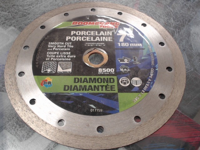 Lame 7 po porcelaine