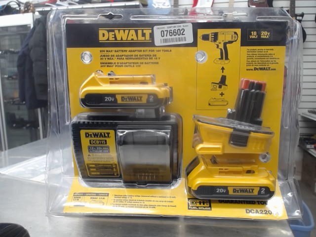 20v max battery adapter kit for 18v tool