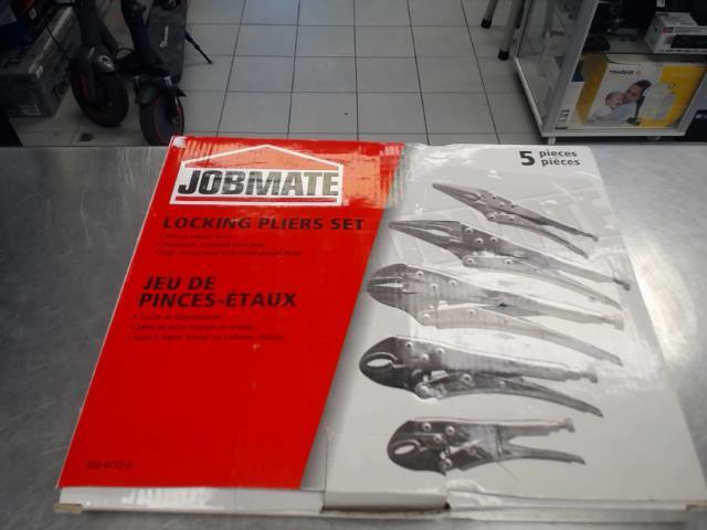 Jeu de pince etaux dans boite rouge blan