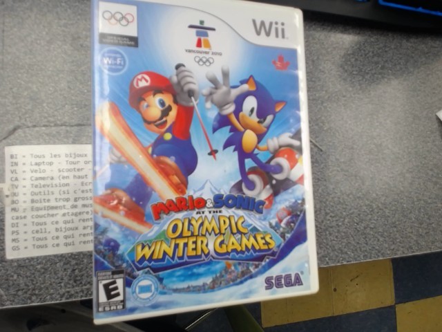 Mario & sonic at the olympc winter games