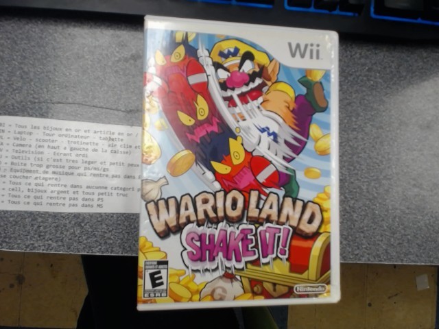 Wario land shake it - nintendo wii