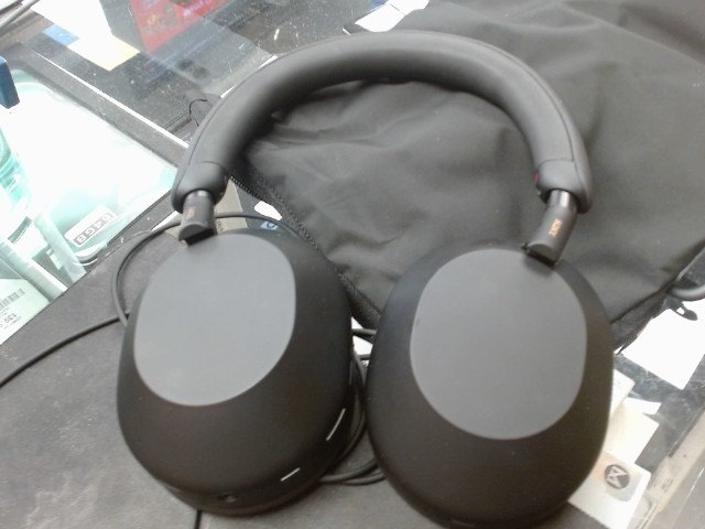 Casque sony noir avec sac