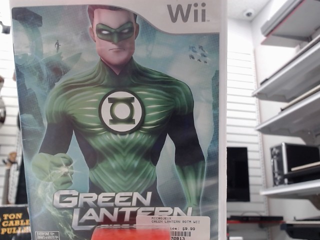 Green lanterne sur wii