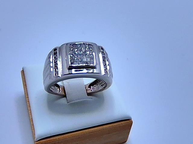 BAGUE EN OR 14KT   DIAMANTS