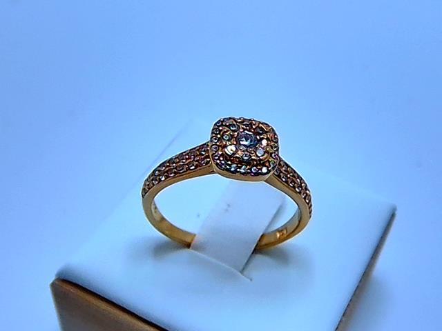 BAGUE EN OR 22KT   DIAMANTS