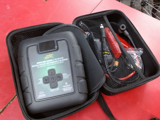 Jump starter+tire inflator+acc+sac