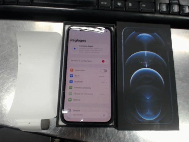 Iphone 12 pro+boite+fil 79% batt