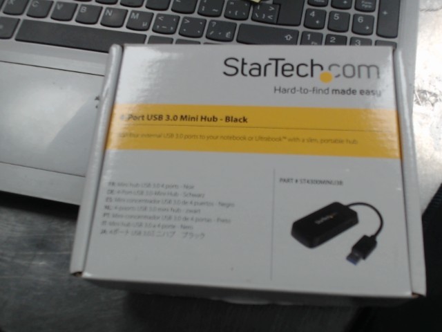 4 port usb 3.0 mini hub-black