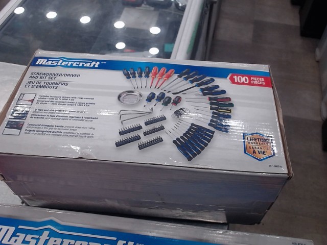 Jeu de tournevis et embouts