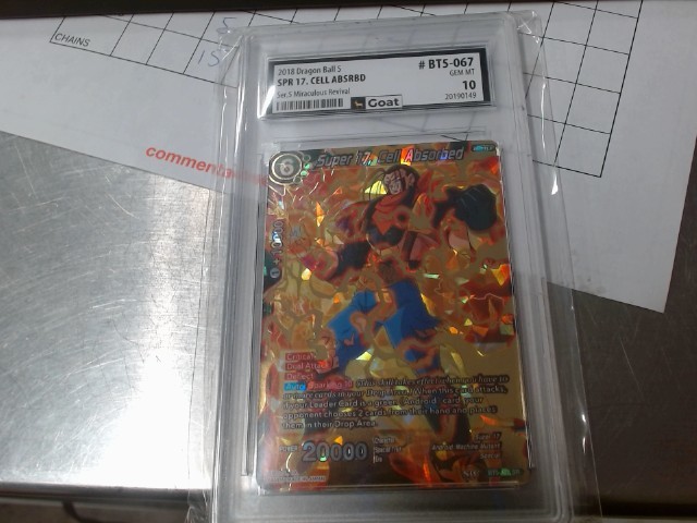 Super 10 cell absorbed gem mt 10