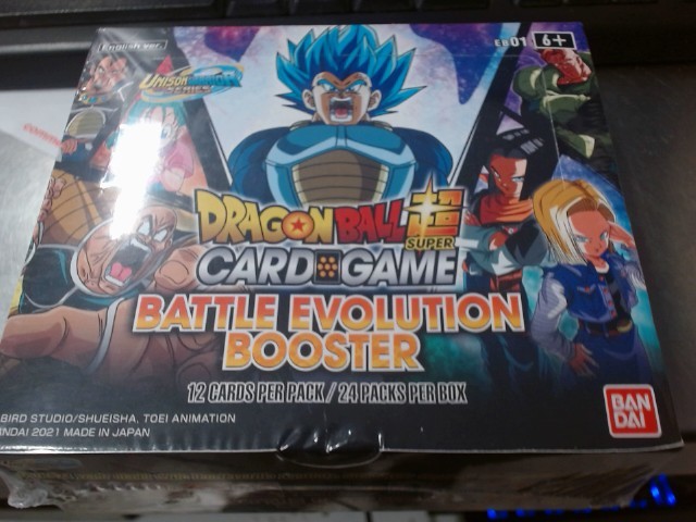 Dbz card game battle evolution booster