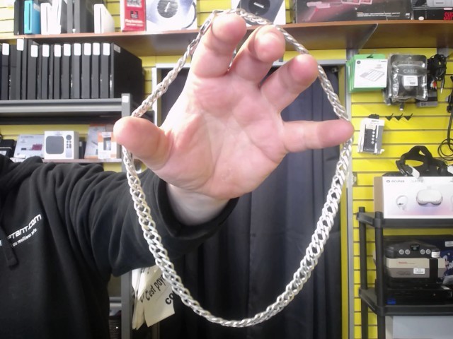 Chaine en argent 44g 19.5 pouces