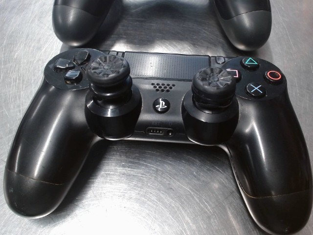 Manette de ps4 noire avec extra joystick