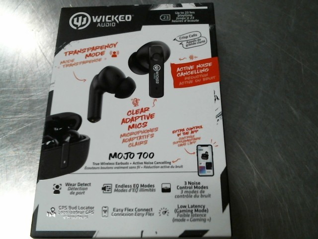 Ecouteurs true wireless noir neuf