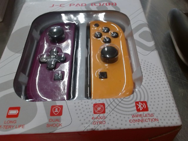 J-c pad for n-sl joy-con purple yellow
