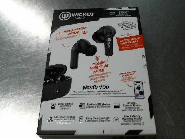 Ecouteurs true wireless noir neuf