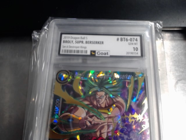 Broly the supreme berseker gem mt 10