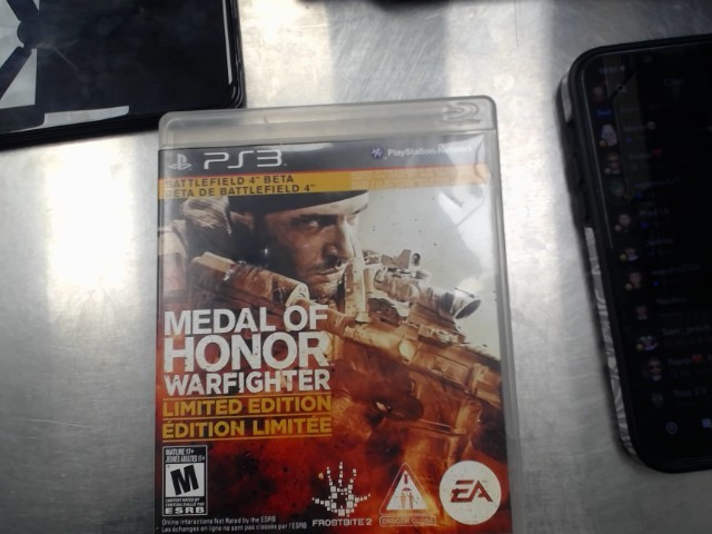 Medal of honor warfighter