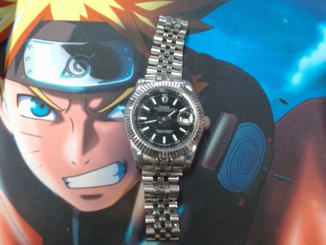 Fake rolex date just silver tone b dial