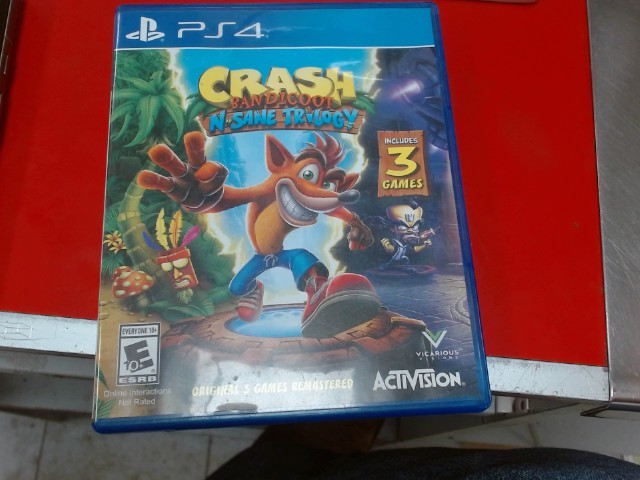 Crash bandicoot n sane trilogy ps4