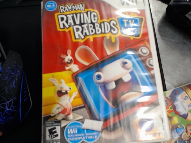 Rayman raving rabbids tv party wii