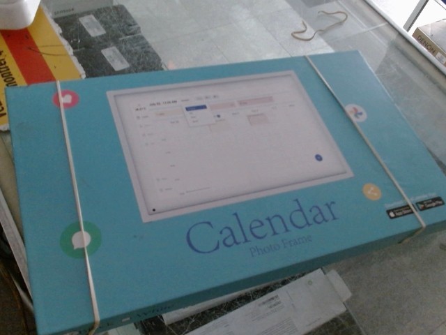 Calendar photo frame