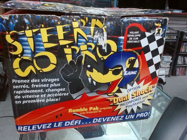 Steer n go pro steering ps1/n64